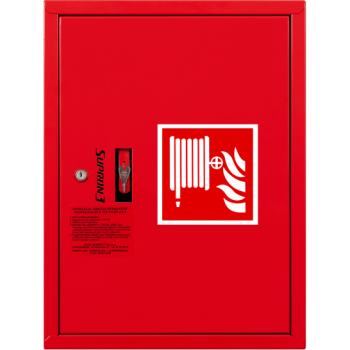 Hydrant wewnętrzny wnękowy z wężem płaskoskładanym 52/30m kołyska